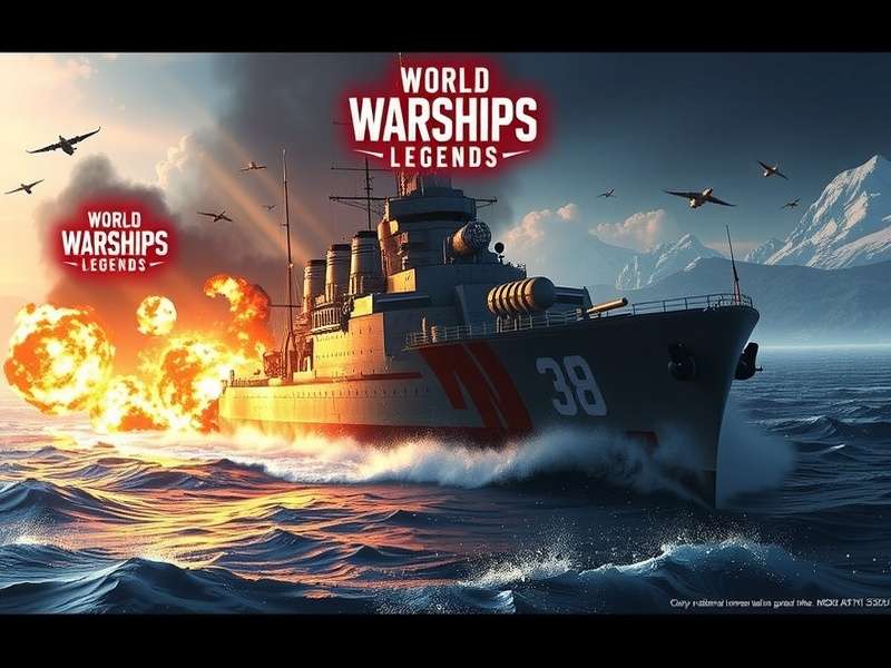 World of Warships Legends PS4 gameplay screenshot showing battleships in action