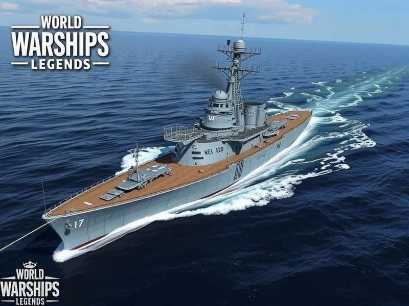 World of Warships Legends गेमप्ले दृश्य
