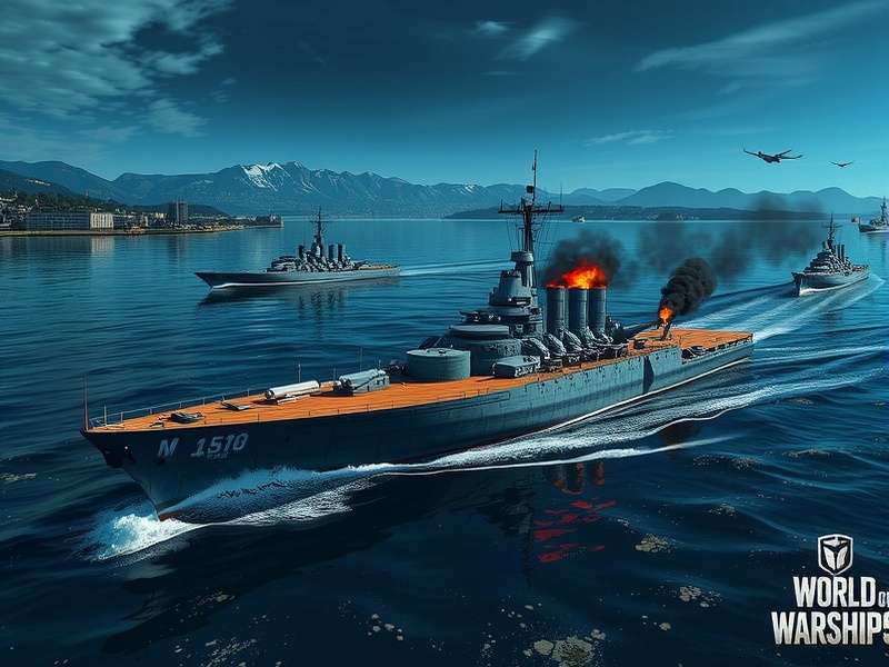 वर्ल्ड ऑफ़ वारशिप्स मॉडस्टेशन इंटरफेस दिखाती हुई तस्वीर