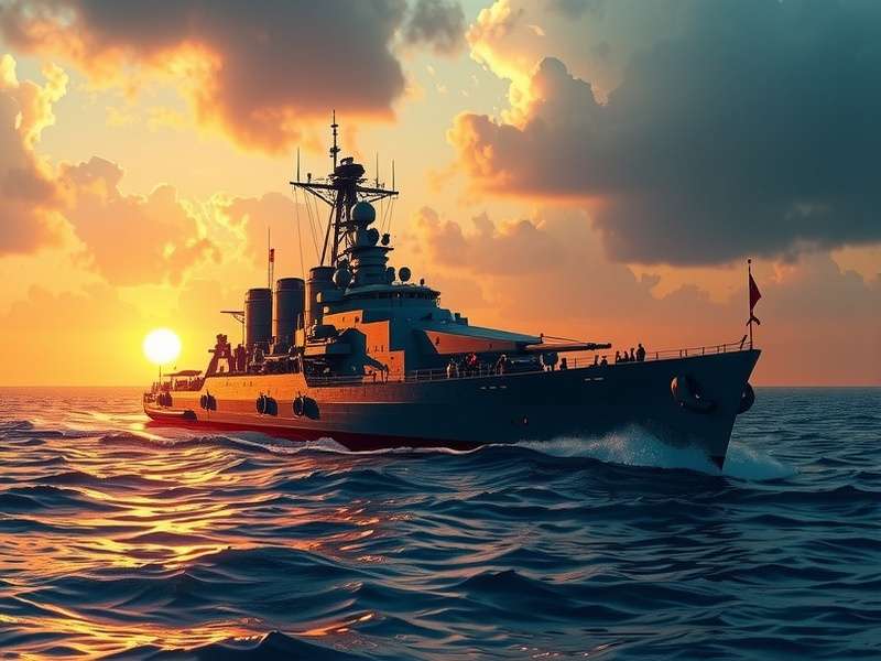 HMS Hawke क्रूजर World of Warships में लड़ाई के दौरान