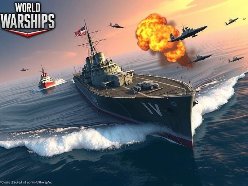 World of Warships गेमप्ले स्क्रीनशॉट - बेड़े का युद्ध