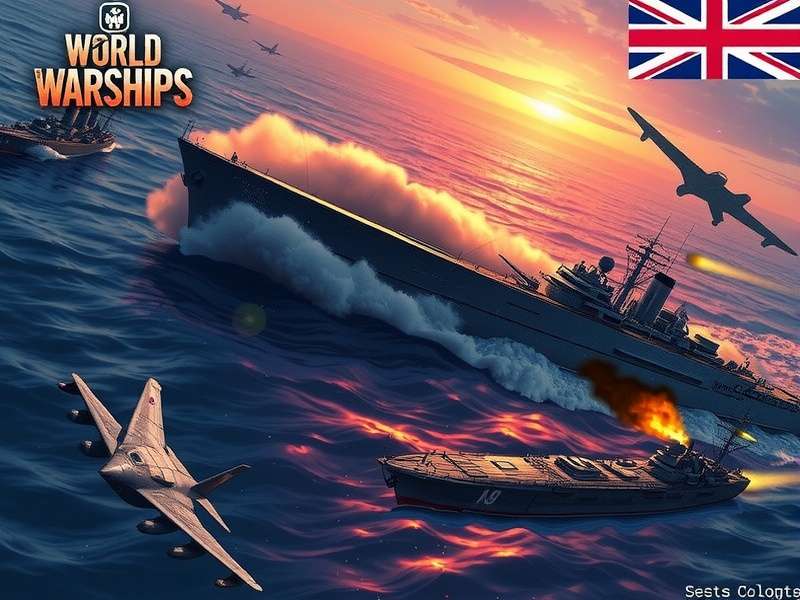 World of Warships में USS Oregon बैटलशिप की एक्शन से भरी तस्वीर