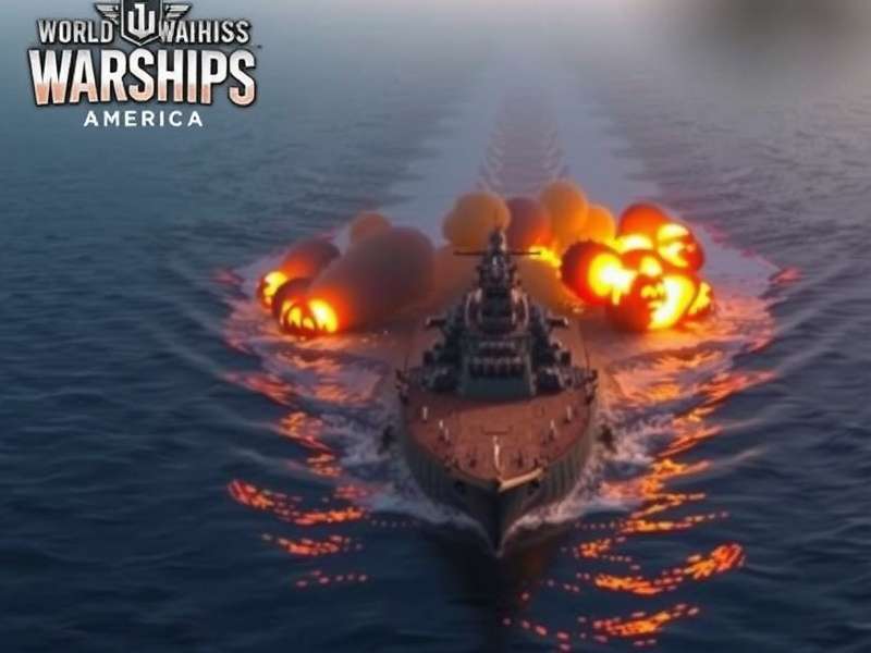 USS Iowa बैटलशिप World of Warships में युद्ध के दौरान