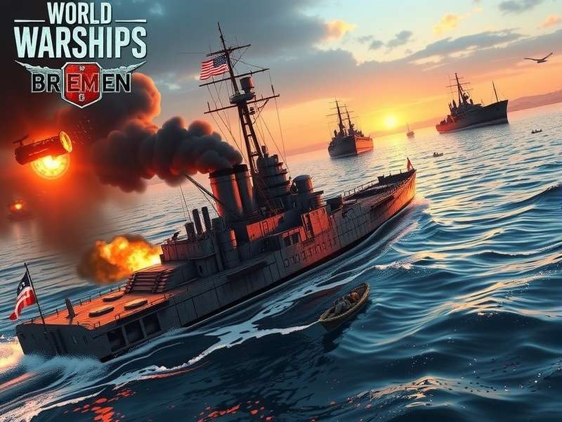 World of Warships Bremen जहाज का चित्र