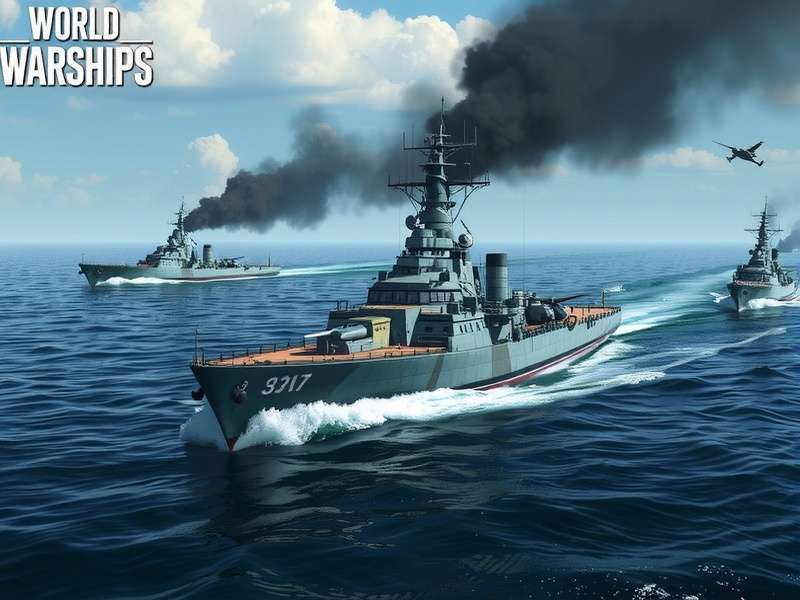 World of Warships में युद्धपोतों का बेड़ा