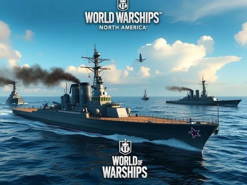 World of Warships North America सर्वर पर अमेरिकी बैटलशिप आयोवा की एक स्क्रीनशॉट