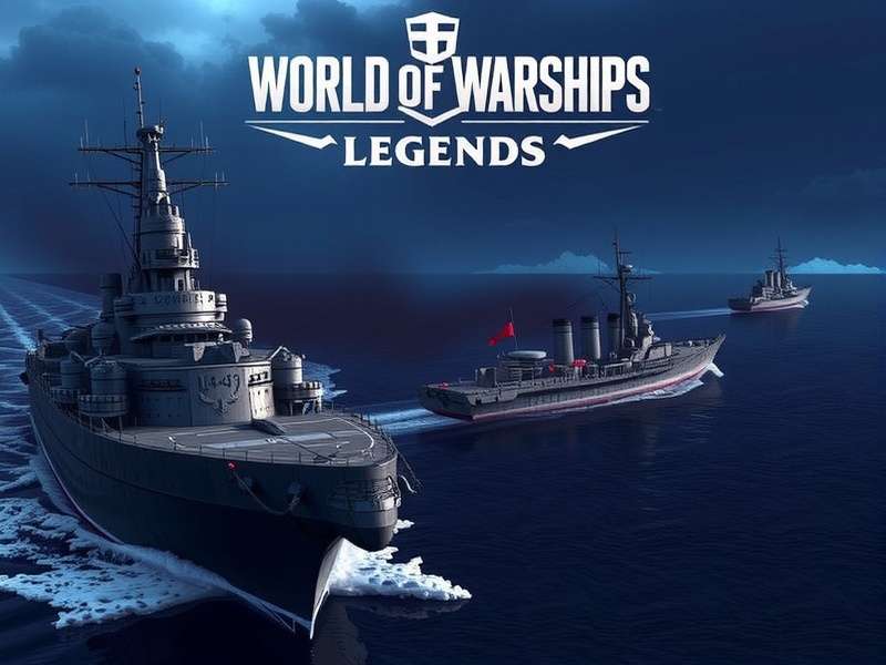 Epic battleship engagement in World of Warships Legends on PC
