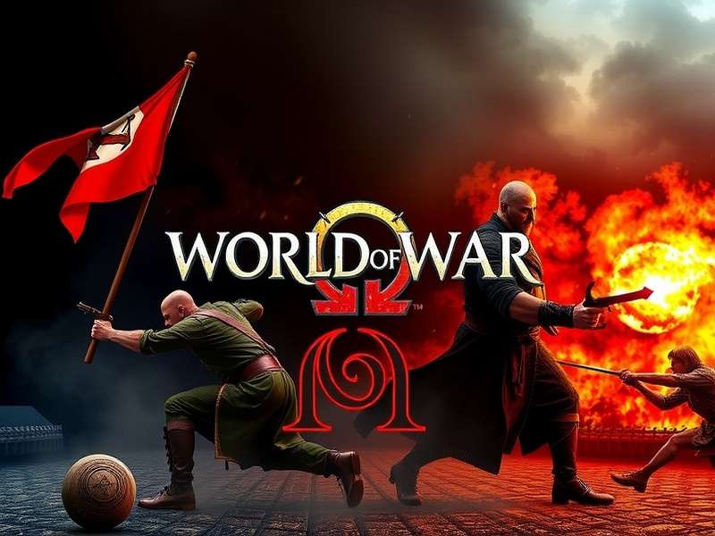 Intense naval battle in World of Warships featuring multiple warships firing