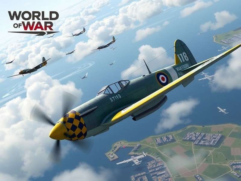 A dynamic mid-air dogfight between a Soviet Yak-9 and a German Bf 109 in World of Warplanes