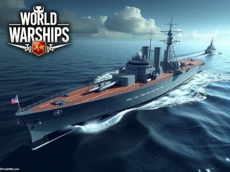 World of Warships battleship aiming at target with precise crosshair
