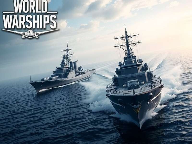 World of Warships battleship in action