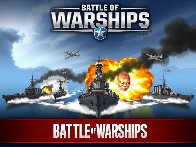 Detailed model warship painting