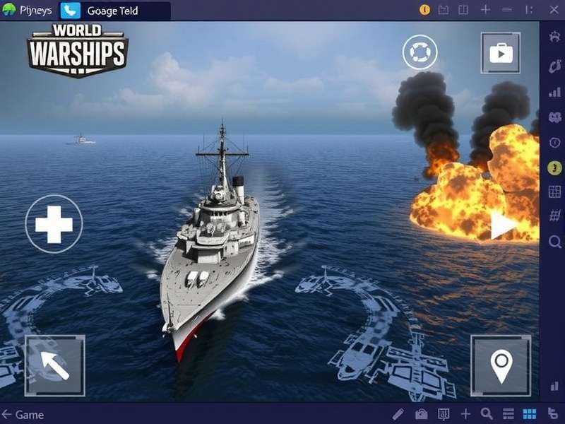 Intense naval battle in World of Warships featuring multiple ship classes
