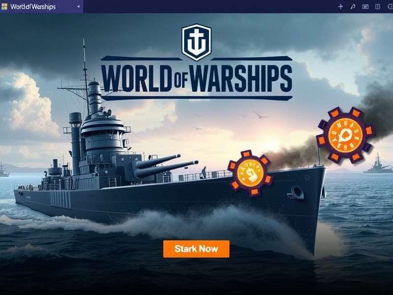 World of Warships intense naval battle scene