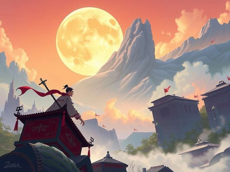 Zhanjian battleship firing broadside in World of Warships