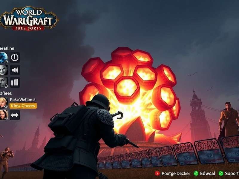 Battleship firing its main guns in World of Warships