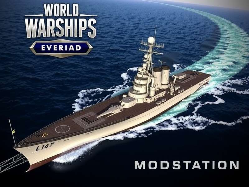 World of Warships Modstation interface showing various mod categories