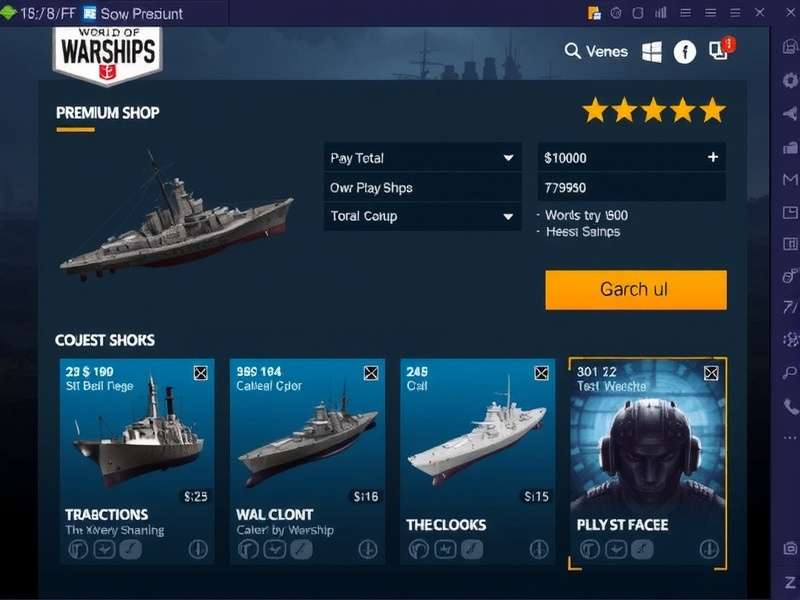 World of Warships premium battleship in action