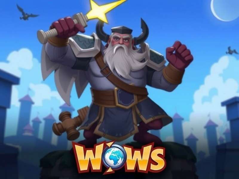 A majestic battleship firing its main batteries at dusk in World of Warships