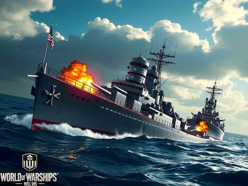 World of Warships Bismarck Battleship 4K Wallpaper