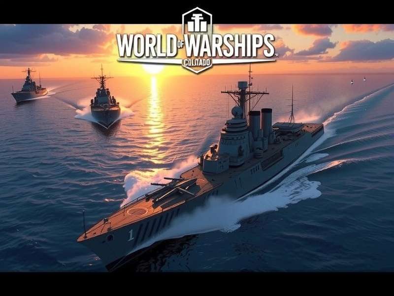 USS Colorado battleship sailing at sea in World of Warships