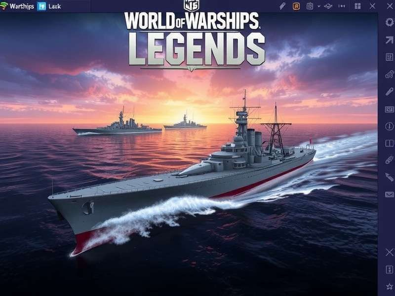 Yamato battleship in World of Warships Legends firing its main guns