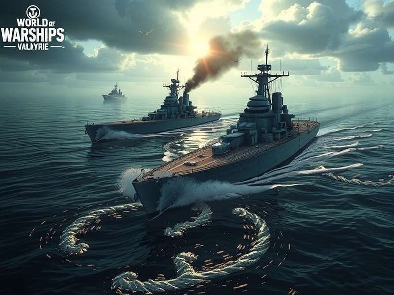 World Of Warships Valkyrie premium cruiser gameplay and specs