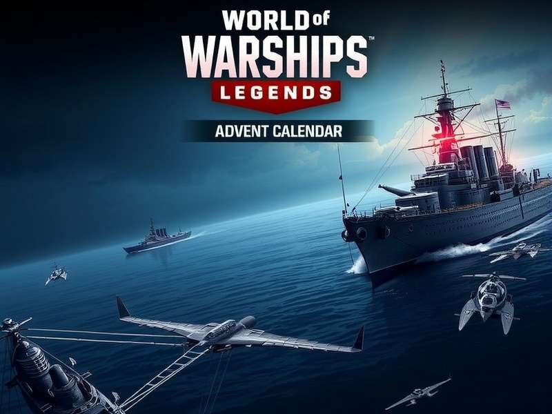 World of Warships Legends Advent Calendar 2025 – daily rewards, premium ships, and exclusive commander crates for Indian sailors