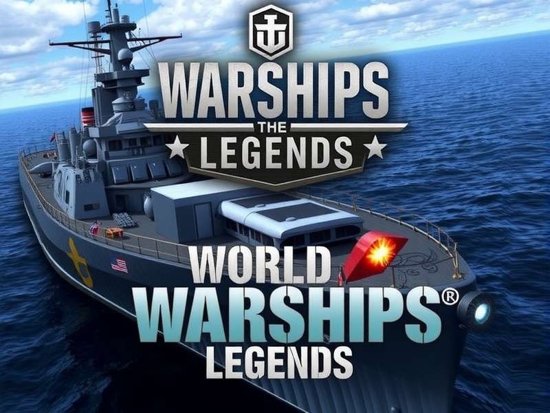 World of Warships Legends PC gameplay scene with battleships and aircraft carriers in naval combat