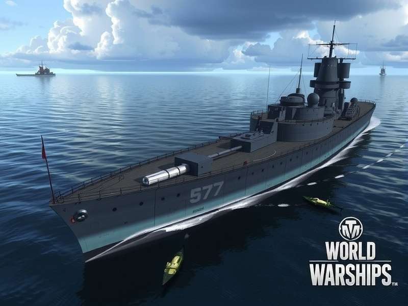 World of Warships naval battle scene with warships at sea — Indian Commanders Wiki