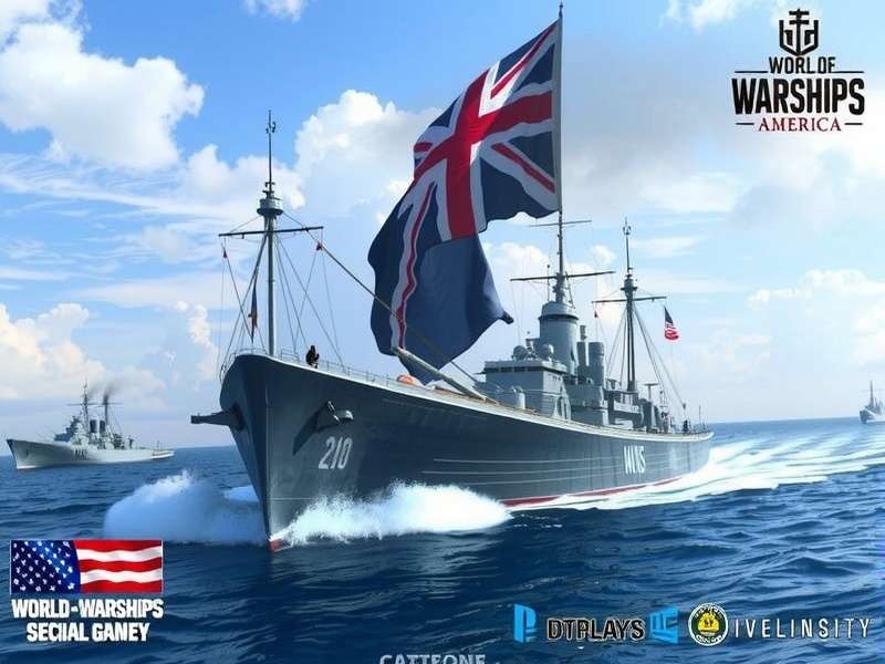 Des Moines heavy cruiser using radar in World of Warships