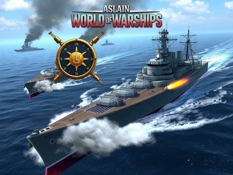 Aslain World Of Warships mod pack dashboard showing minimap, aim assist, crew voice and stats for India region build v14.6.1