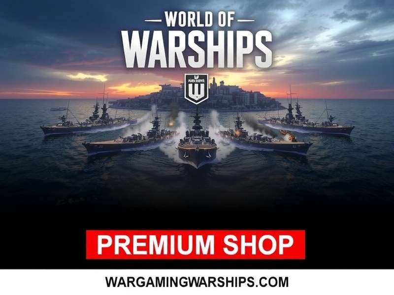 World of Warships Premium Shop showcase featuring premium ships and exclusive items for Indian players