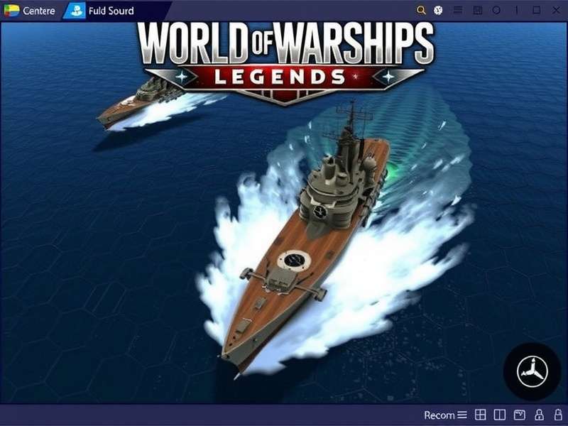 World of Warships Legends naval battle scene with battleships and aircraft carriers