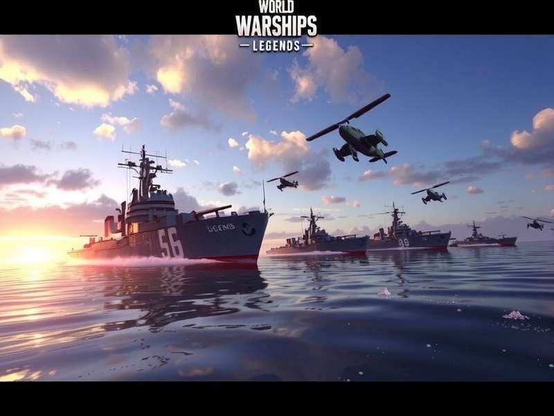 World Of Warships Legends Xbox gameplay naval battle scene
